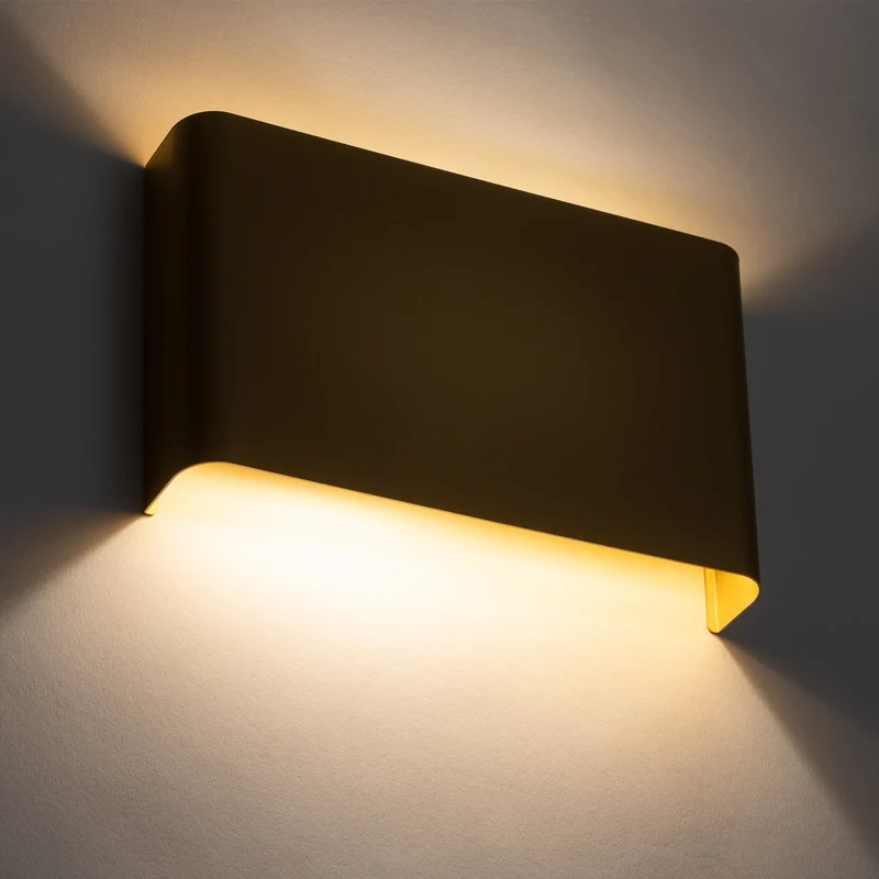 B-Ware Nowodvorski Lighting Wandleuchte Haga goldfarben Metall 25 cm breit G9 Lampe