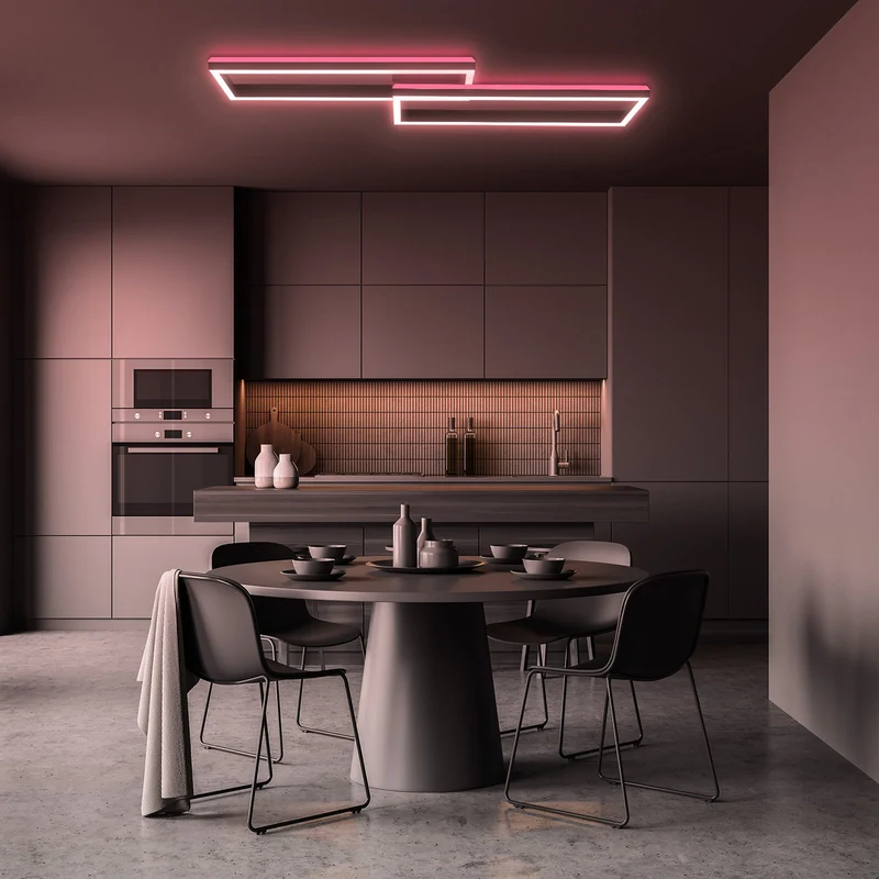 B-Ware Briloner LED-Deckenlampe Frame Deckenleuchte Lampe 2-flg RGBW SIEHE TEXT/FOTO558