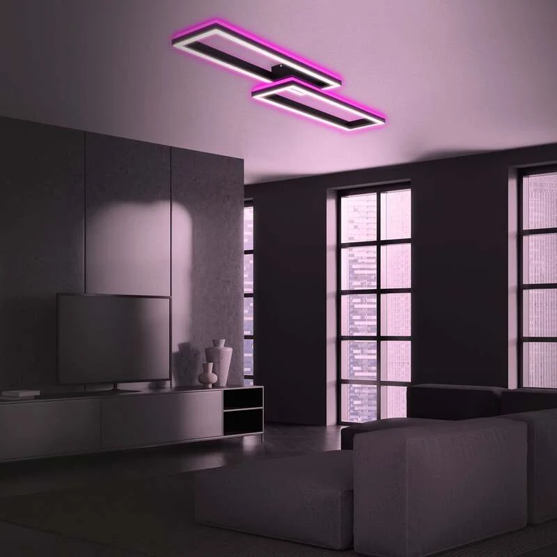 B-Ware Briloner LED-Deckenlampe Frame Deckenleuchte Lampe 2-flg RGBW SIEHE TEXT/FOTO558