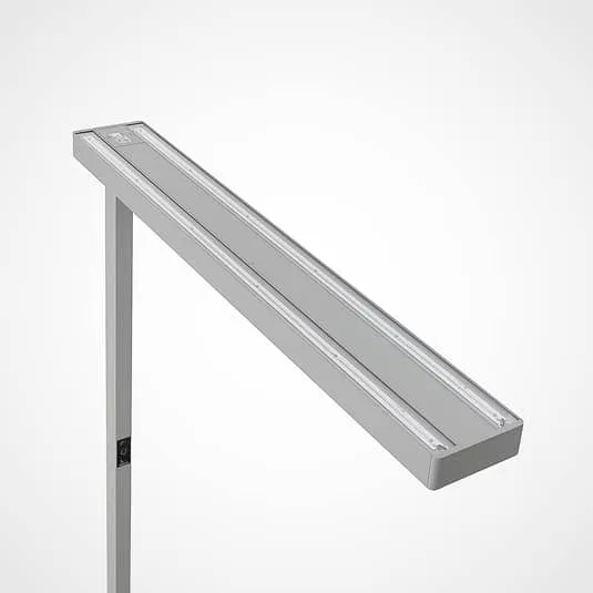 B-Ware Arcchio Stehlampe Büro Stehleuchte LED Susi silber Sensor Touchdimmer dimmbar