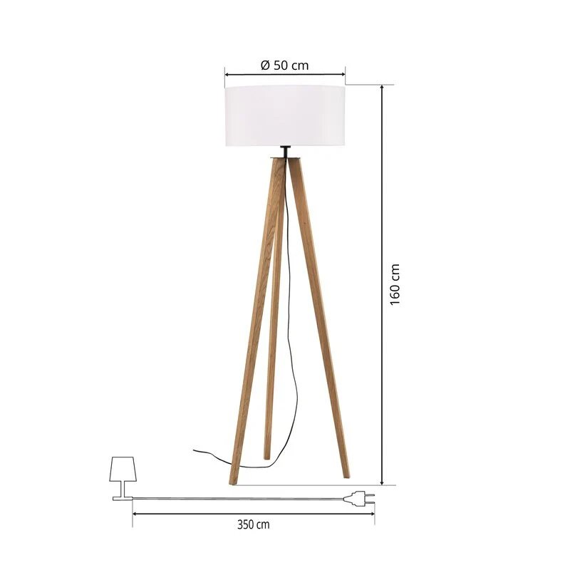 B-Ware Euluna Stehlampe Maira Stehleuchte Standleuchte Lampe Dreibein SIEHE TEXT/F870