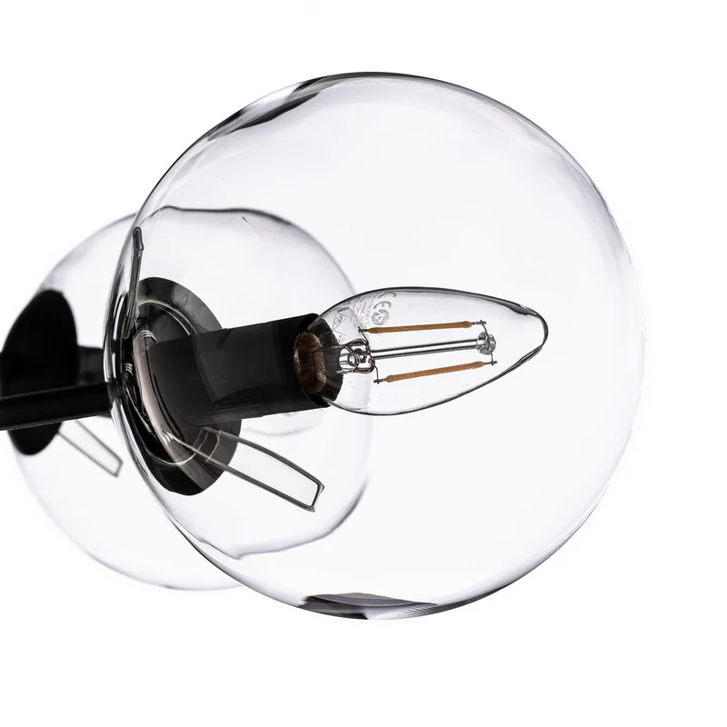 B-Ware Scandinavian Choice Deckenleuchte Glassy Deckenlampen 6-flg. gerade Glas klar