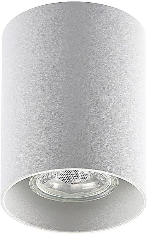 B-Ware ELC Efey Deckenlampe Leuchte GU10 Deckenleuchte rund weiß Aluminium 2 STÜCK
