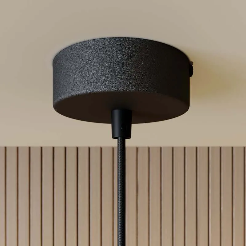 B-Ware Sigma Lighting Hängeleuchte Rif LED Pendelleuchte dimmbar schwarz Ø25cm 90cm