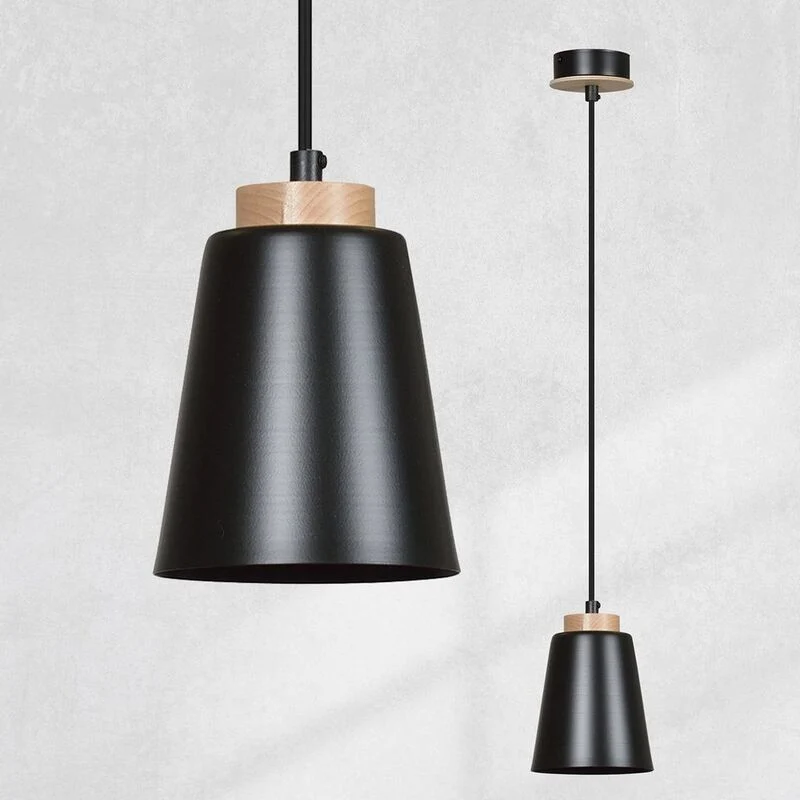 B-Ware Emibig Hängeleuchte Bolero 1-flammig LED Pendelleuchte Lampe dimmbar schwarz