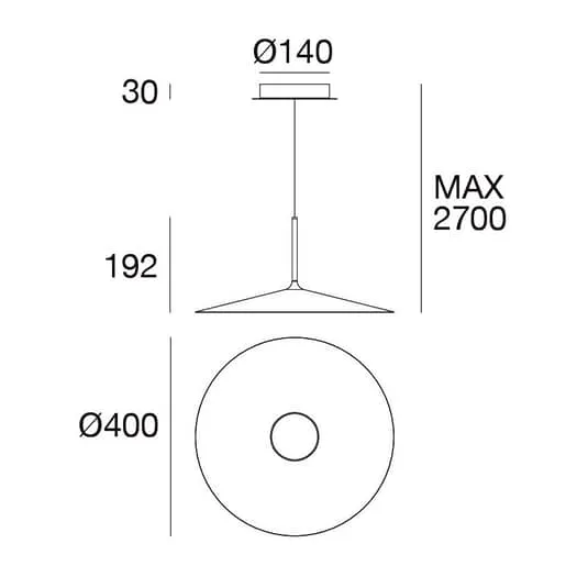B-Ware Linea Light Hängeleuchte Pendelleuchte LED Poe Plus schwarz