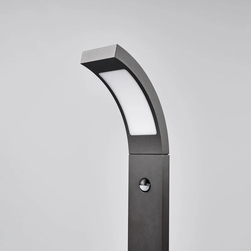 B-Ware Lucande Pollerleuchte Wegeleuchte LED Juvia Sensor grafitgrau Außenbereich