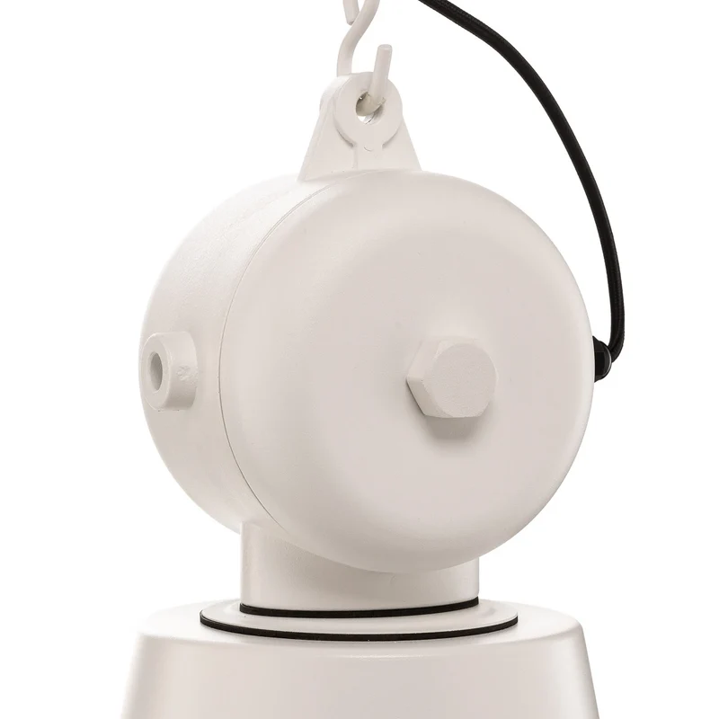 B-Ware HKliving Hängeleuchte Pendelleuchte Metall weiß matt Factory L Lampe Ø 50 cm