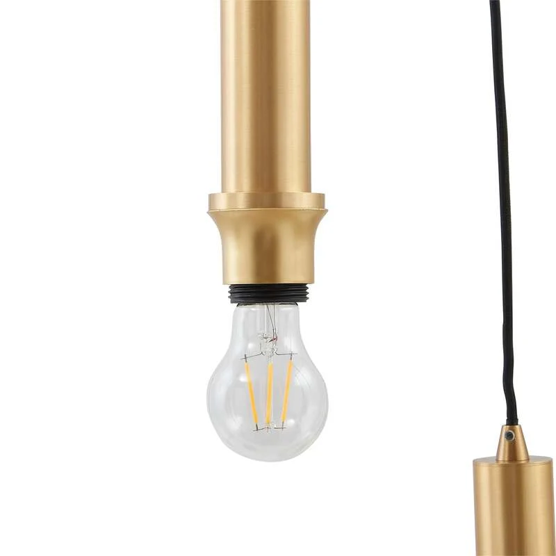 B-Ware Lindby Hängeleuchte Doroteo amber grau Glas Deckenlampe Lampe SIEHE TEXT/FOTO