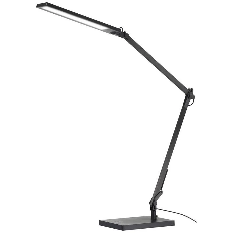 B-Ware RENKFORCE LED Tischleuchte Schreibtischlampe Flexarm Dimmbar Schwarz Kunststoff