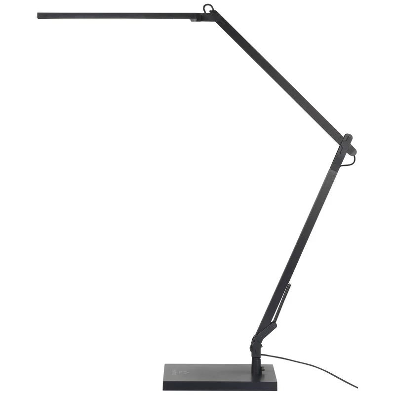 B-Ware RENKFORCE LED Tischleuchte Schreibtischlampe Flexarm Dimmbar Schwarz Kunststoff