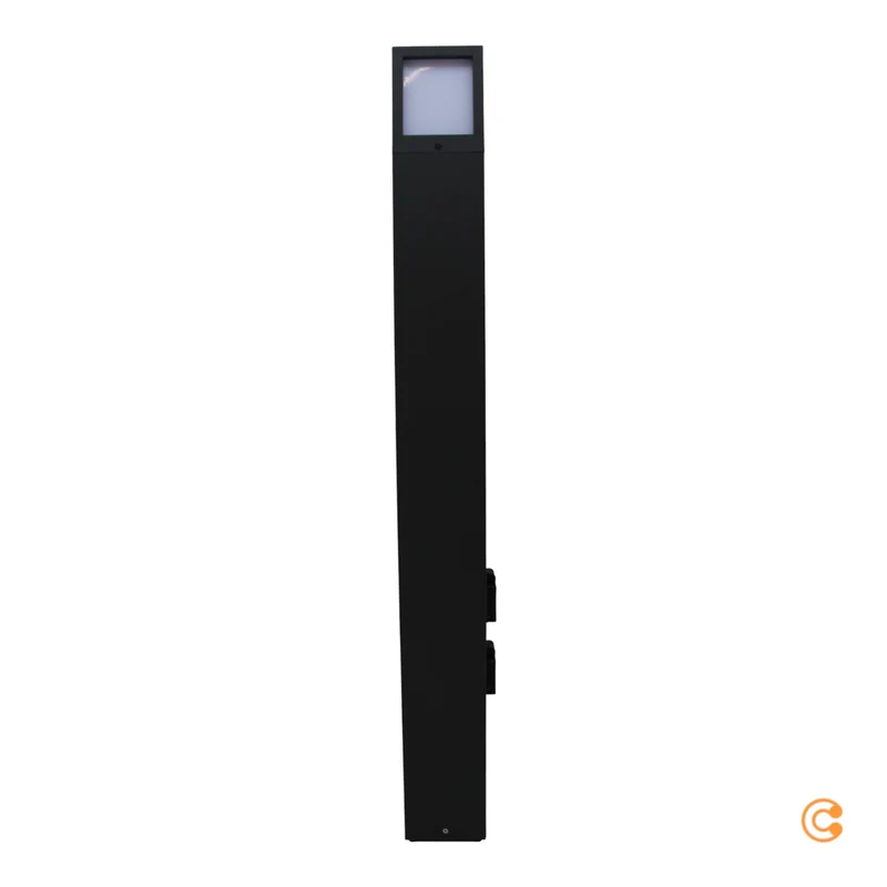 B-Ware Deko-Light Steckdosensäule Steckdosensäule Facado 100cm grau SIEHE TEXT/FOTO