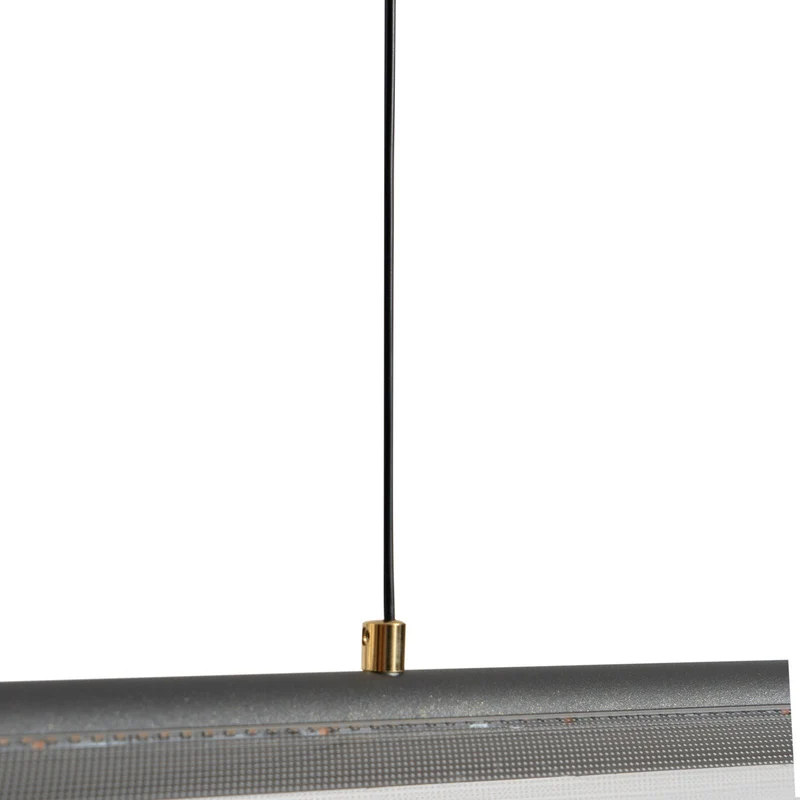 B-Ware Lucande Pendelleuchte Hängeleuchte LED transparent Acryl Metall Alania180