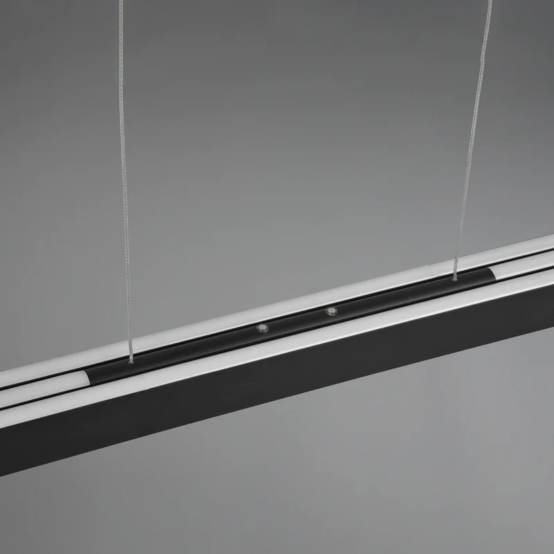 B-Ware Trio Lighting LED-Hängeleuchte Helios Hängeleuchte ausziehbar dim CCT schwarz