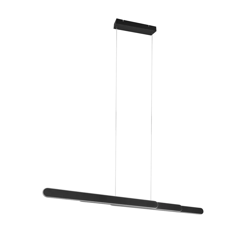 B-Ware Trio Lighting LED-Hängeleuchte Helios Hängeleuchte ausziehbar dim CCT schwarz
