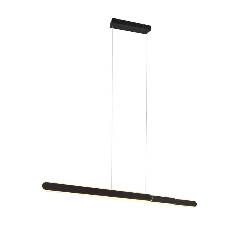 B-Ware Trio Lighting LED-Hängeleuchte Helios Hängeleuchte ausziehbar dim CCT schwarz