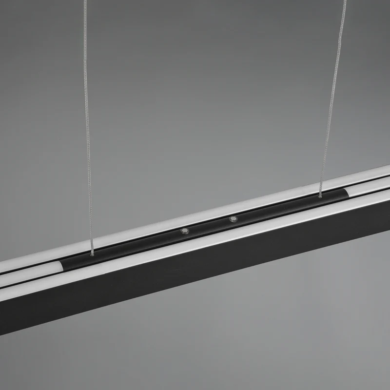 B-Ware Trio Lighting LED-Hängeleuchte Helios Hängeleuchte ausziehbar dim CCT schwarz