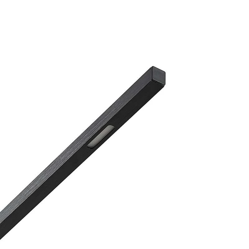 B-Ware Lucande Pendelleuchte Hängeleuchte Stakato LED dimmbar schwarz matt 140cm 6-flg