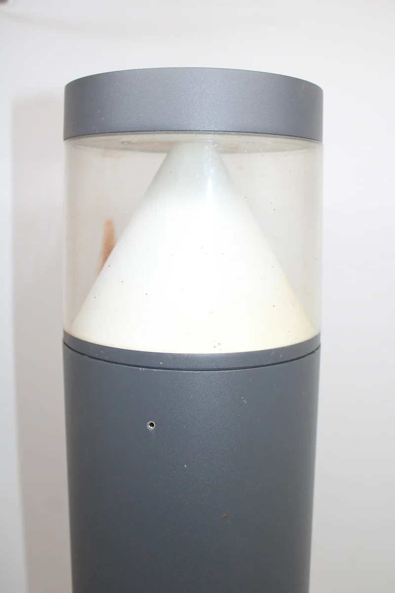 Lucande Pollerleuchte Pollerlampe LED Wegelampe Darja dunkelgrau Aluminium357