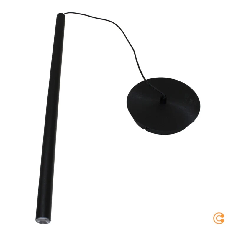 B-Ware Paul Neuhaus Pendelleuchte Hängeleuchte LED Flute schwarz Wohnbereich dimmbar3