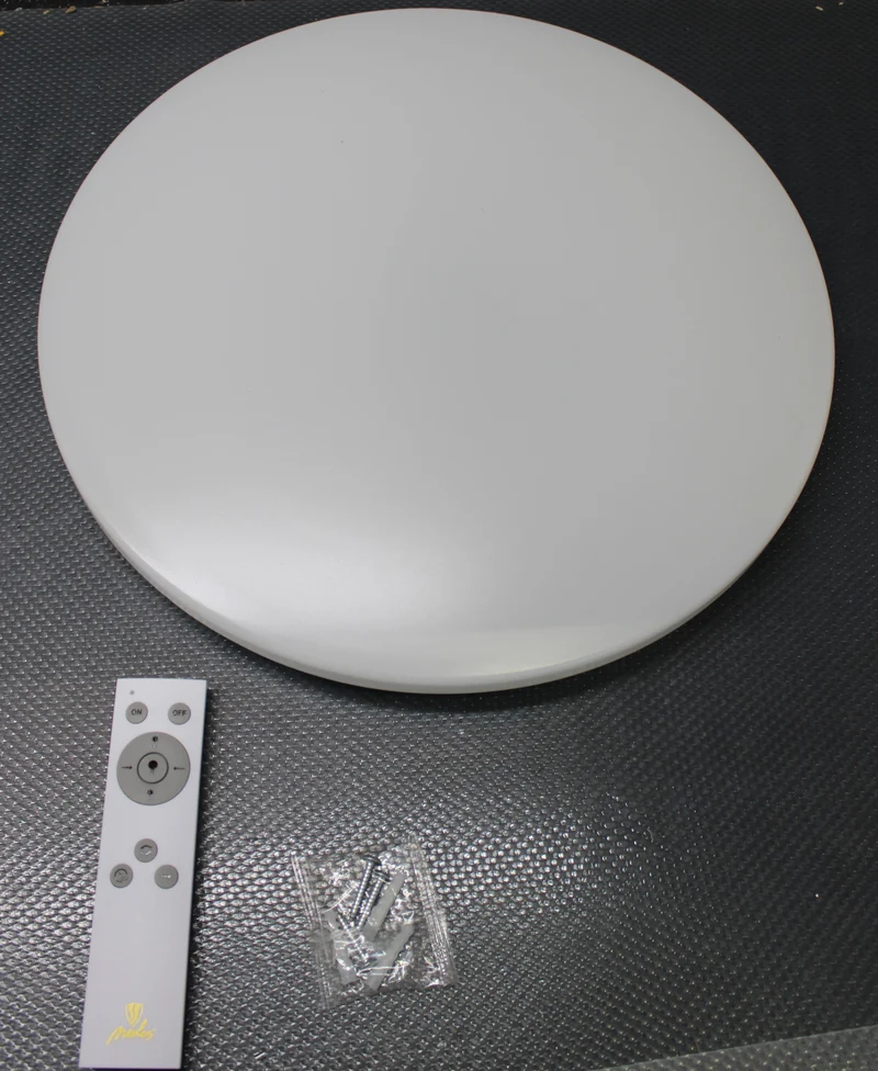 B-Ware Duolla Deckenleuchte Deckenlampe LED Textil braun Luneta Fernbedienung dimm649