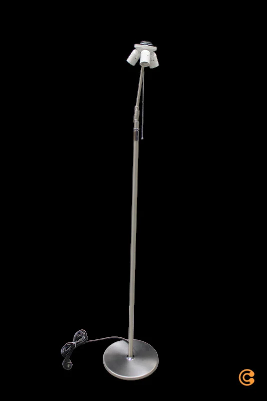 Hufnagel Loop Stehleuchte Stehlampe Lampe Leuchte weiß silber SIEHE TEXT/FOTO