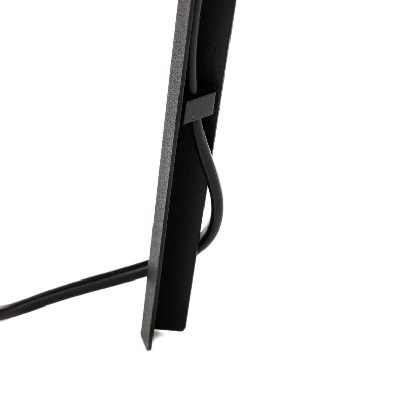 B-Ware Euluna Stehleuchte Tago Dreibein Lampe schwarz silber Wohnzimmer SIEHE TEXT/FOTO