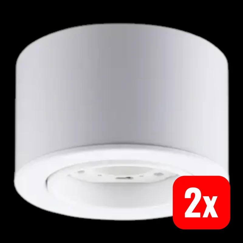 B-Ware Lindby Downlight Einbaustrahler LED Deckenlampe Leuchte Jyla weiß matt 2 STÜCK