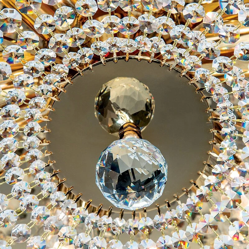 B-Ware ORION Kristalldeckenleuchte Leuchte SHERATA gold Deckenlampe SIEHE TEXT/FOTO