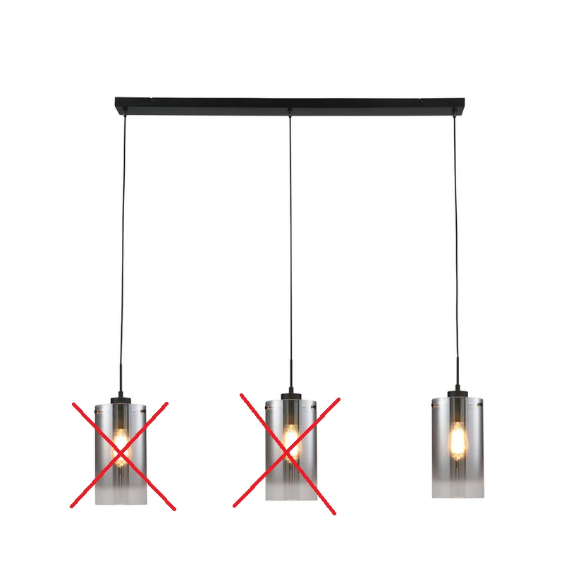 B-Ware Freelight Hängelampe Ventotto Pendelleuchte Lampe L105cm 3-flg SIEHE TEXT/FOTO