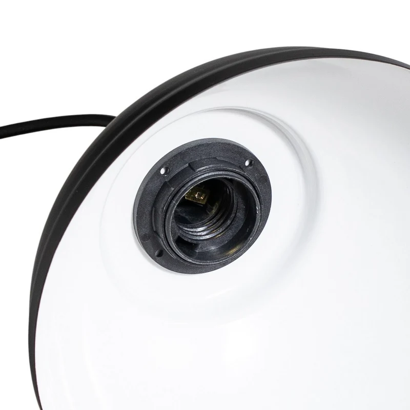 B-Ware Luminex Hängeleuchte Pendellampe Sven schwarz Stahl E27 vierflammig Leuchte506