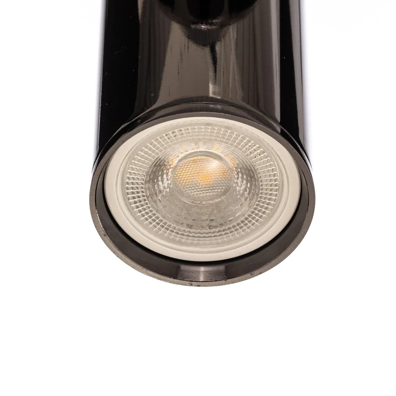 B-Ware Lucea Deckenstrahler Spotte Deckenlampe Deckenleuchte schwarz-chrom 1-flg GU10
