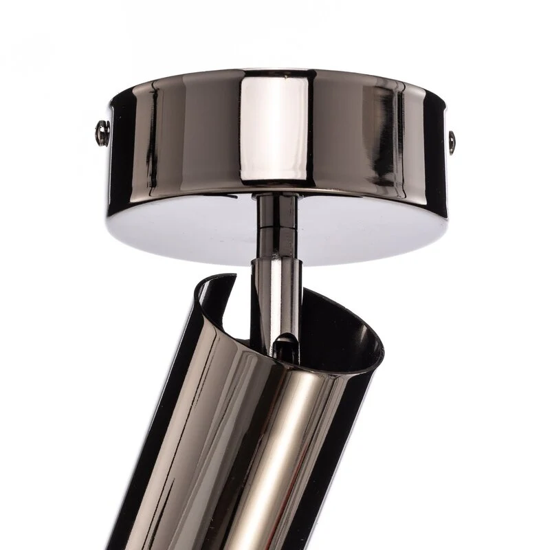 B-Ware Lucea Deckenstrahler Spotte Deckenlampe Deckenleuchte schwarz-chrom 1-flg GU10