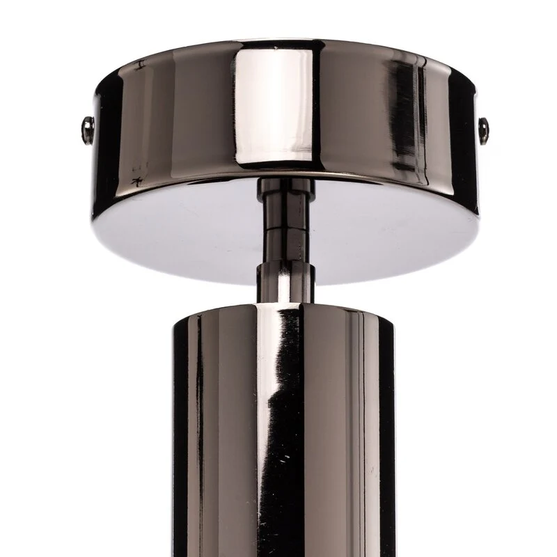 B-Ware Lucea Deckenstrahler Spotte Deckenlampe Deckenleuchte schwarz-chrom 1-flg GU10