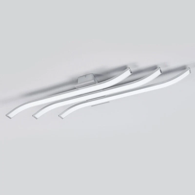 B-Ware Domiluce Deckenlampe Deckenleuchte LED Largo Aluminium Weiss 3 flammig 83 cm