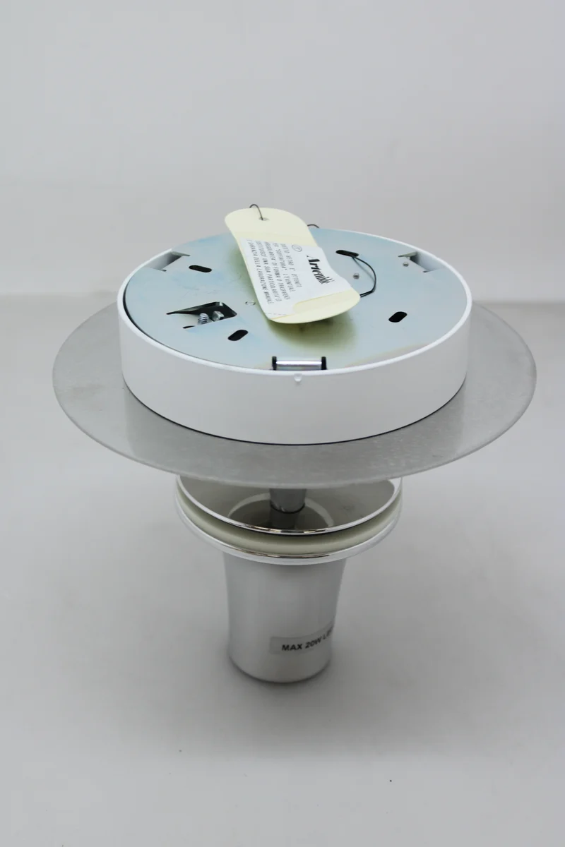 B-Ware Gople Deckenleuchte Lampe Leuchte silber/silber Glas SIEHE TEXT/FOTO