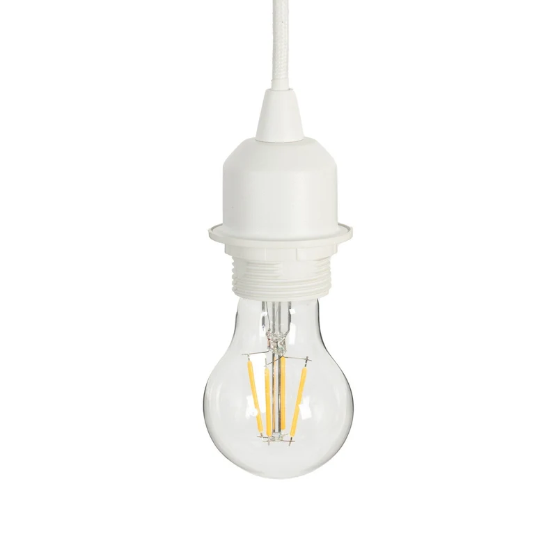 B-Ware Lindby Hängeleuchte Pendelleuchte Aralena weiß 3-flammig E27 LED Länge 92 cm