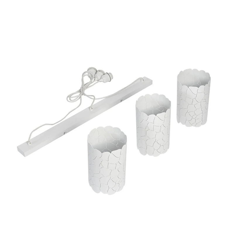 B-Ware Lindby Hängeleuchte Pendelleuchte Aralena weiß 3-flammig E27 LED Länge 92 cm