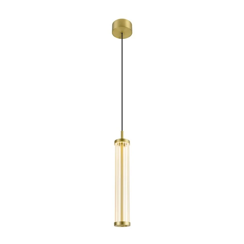 B-Ware SLV QUIMERA PD PHASE 2700/3000K Pendelleuchte Pendellänge 150 cm messing Lampe