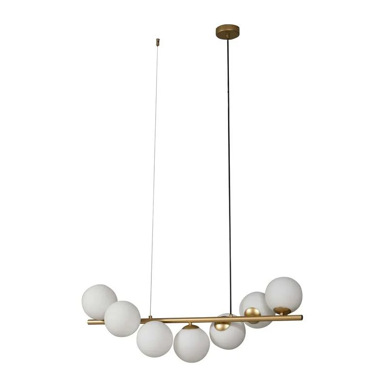 B-Ware Lucande Hängeleuchte Isandro gold opal Deckenlampe Deckenleuchte SIEHE TEXT/FOTO