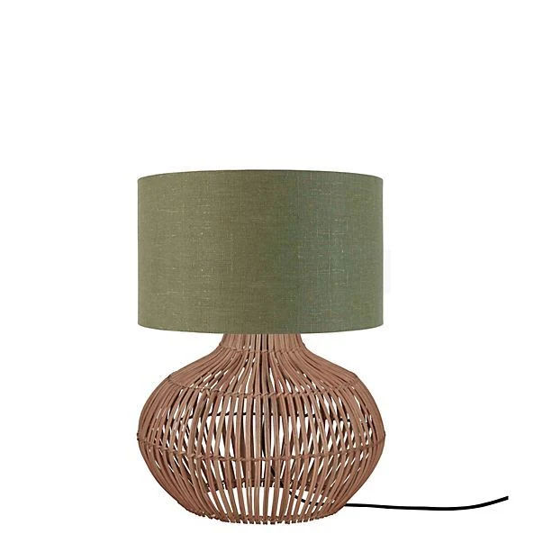 B-Ware GOOD & MOJO Kalahari Tischlampe Leuchte Lampe grün 32cm umweltfreundlich Spot