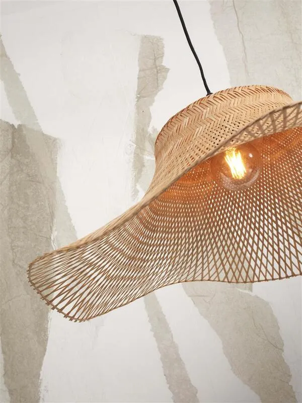 B-Ware GOOD&MOJO Ibiza Hängelampe Pendelleuchte Lampe Ø 50 cm natur