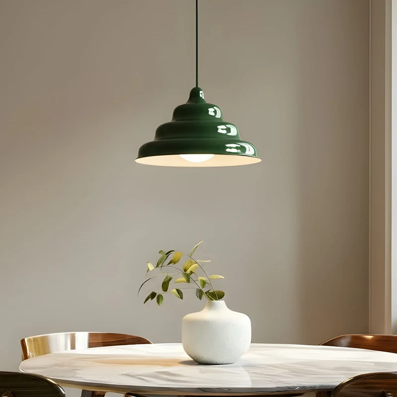 B-Ware Fala Pendelleuchte Hängelampe grün Glas Esszimmer skandinavisches Design