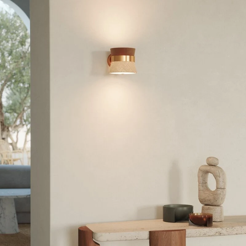 B-Ware Easy Light Caramelo Wandleuchte Lampe Wandlampe Beleuchtung saguran braun