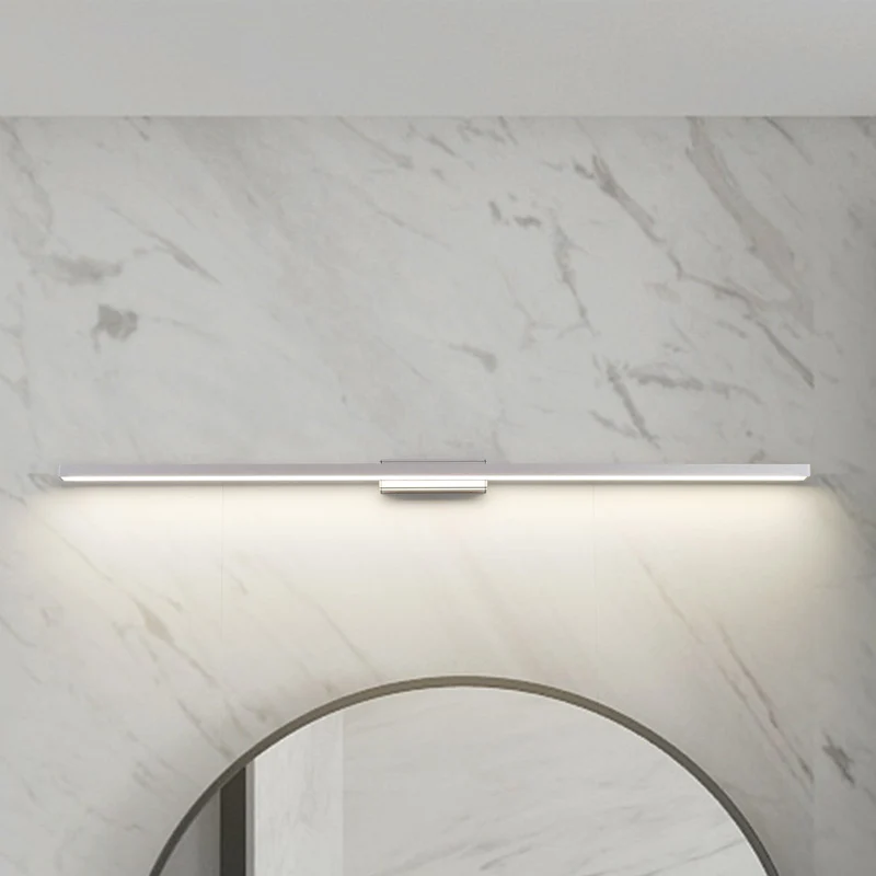 B-Ware Lindby LED-Badleuchte Spiegellicht Alenia Aluminium 120cm IP44 SIEHE TEXT/FOTO