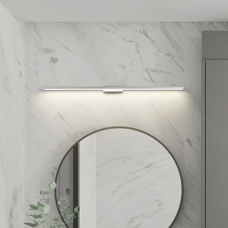 B-Ware Lindby LED-Badleuchte Spiegellicht Alenia Aluminium 120cm IP44 SIEHE TEXT/FOTO