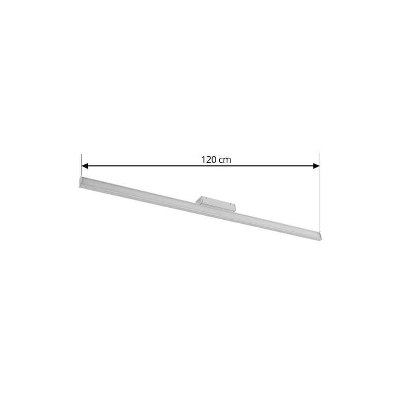 B-Ware Lindby LED-Badleuchte Spiegellicht Alenia Aluminium 120cm IP44 SIEHE TEXT/FOTO