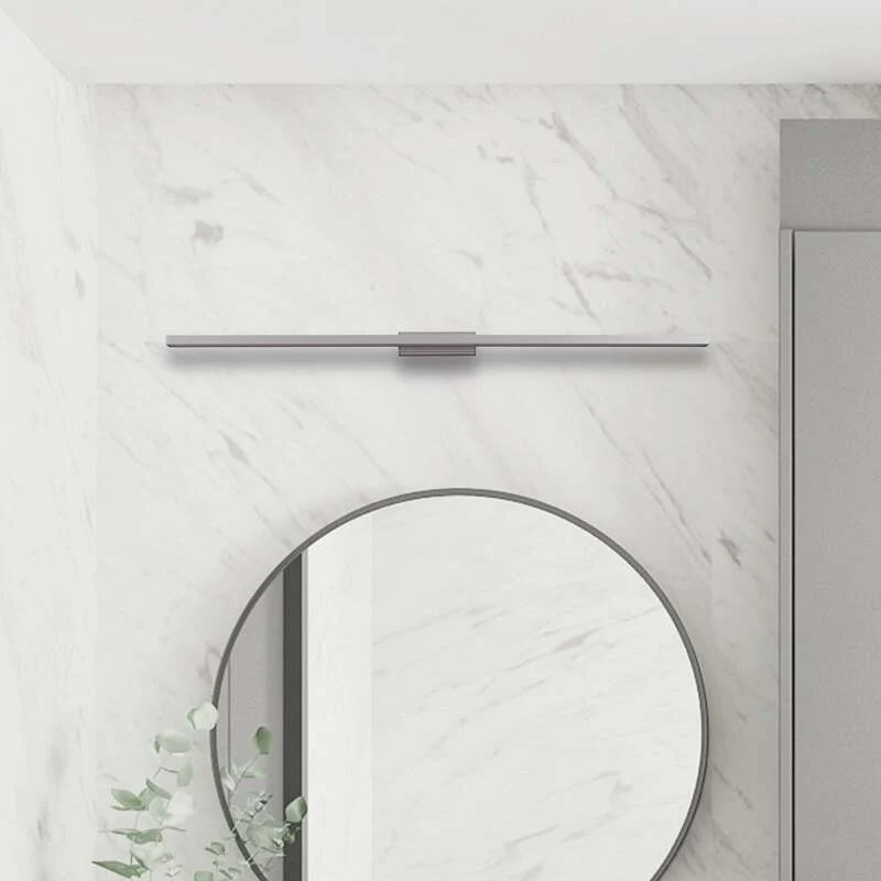 B-Ware Lindby LED-Badleuchte Spiegellicht Alenia Aluminium 120cm IP44 SIEHE TEXT/FOTO
