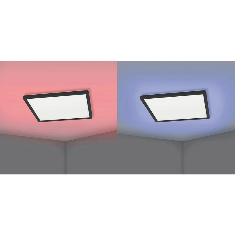B-Ware EGLO LED-Deckenlampe Leuchte Rovito-Z Lampe schwarz 42 x 42 cm