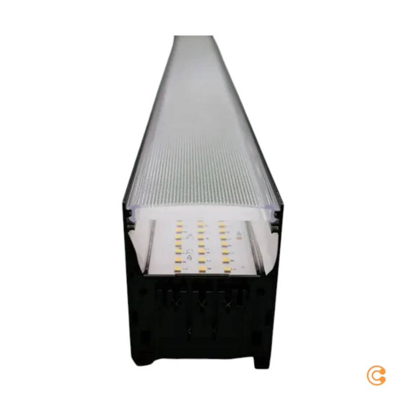B-Ware SLC Deckenleuchte Lampe LED Click CCT dimmbar schwarz für Länge 140 cm98